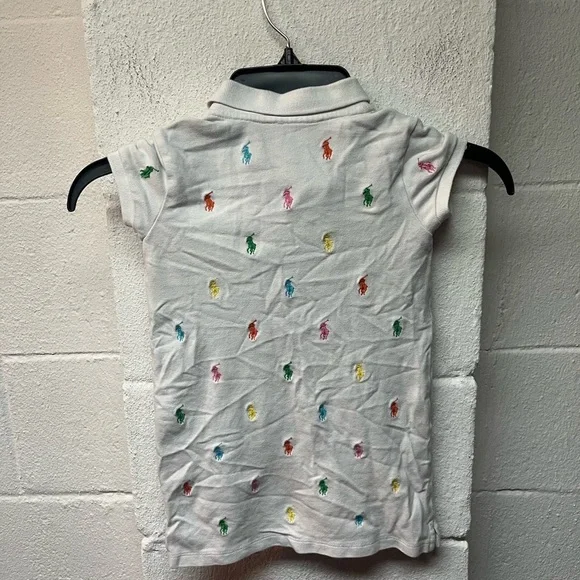 Ralph Lauren Kids Polo Shirt with Colorful Embroidery. 3T - Picture 4 of 4